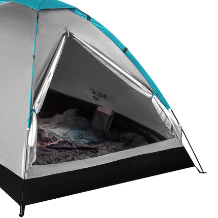 Camping Tent, Gray, 2-Person, Waterproof