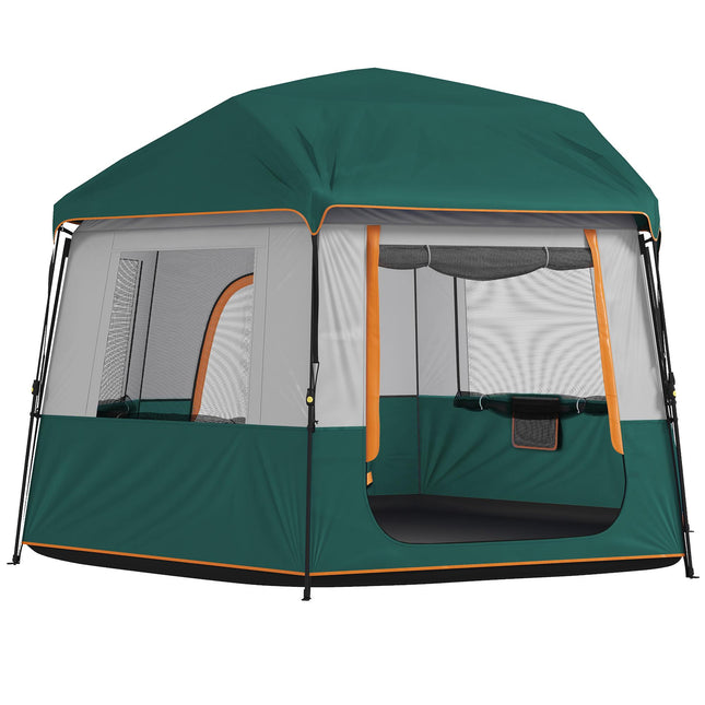 Kampeertent voor 4-6 personen, waterdicht, UV30+ bescherming