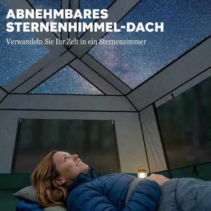 Camping Tent for 4-6 People, Waterproof, UV30+ Protection