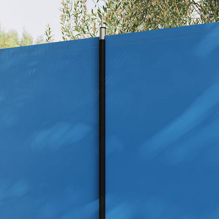 Camping Windshield 540x150 cm with Steel Poles and Bag