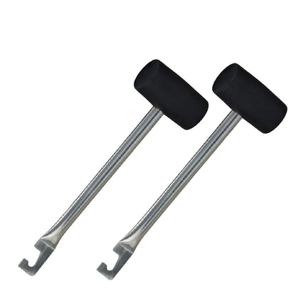 Camping hammer set with strainer puller
