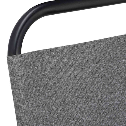 Camping stool with backrest