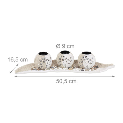 Candle holder with tealight holder