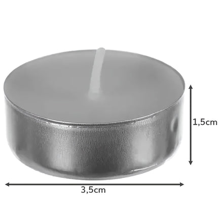 Candles / tea lights 4h - set of 100 pieces