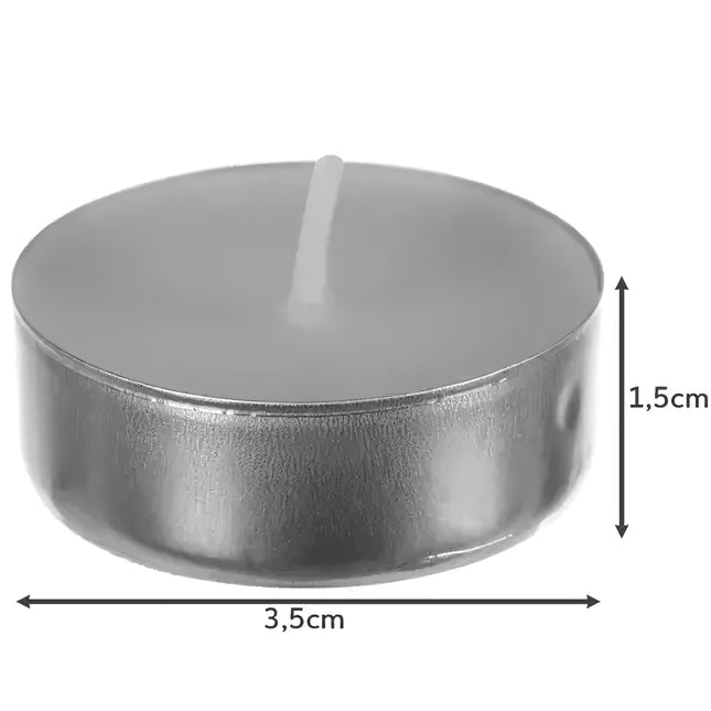 Candles / tea lights 4h - set of 100 pieces