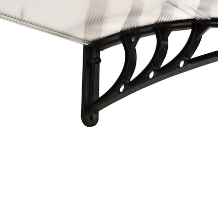 Transparent polycarbonate front door cover - 75x100cm