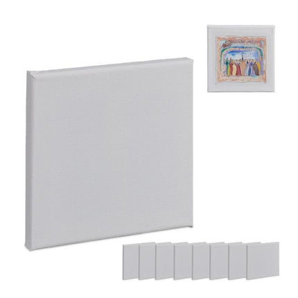 Canvas square set of 10