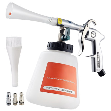 Car Cleaning Gun, 6–9.2 Bar, 1L Bottle, 2 Nozzles