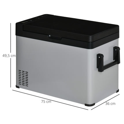 Car cooler 50L, LCD screen, Dual Mode, Portable