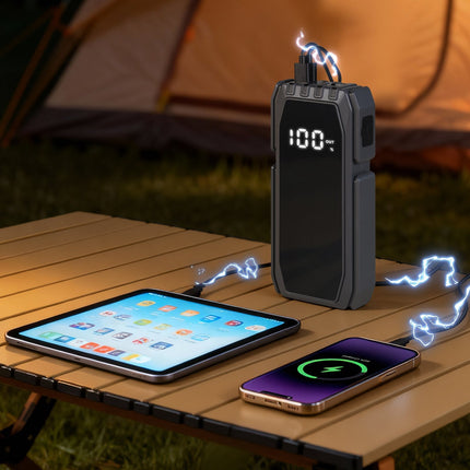 Car Jump Starter 1500A Peak, 12V 10000mAh Power Bank