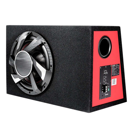 Car Subwoofer Kit, 12 Inch Powered Enclosure, 245W RMS