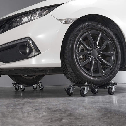 Car Wheel Dolly Set, 4-Pack 6000 lb, 12 in Tires