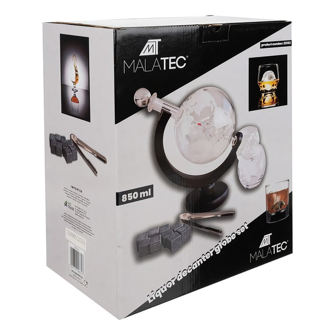 Carafe - globe - Malatec 22553 whiskey set
