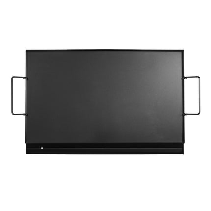 Carbon Steel Griddle, 24x16 Inch Flat Top Plate With Handle