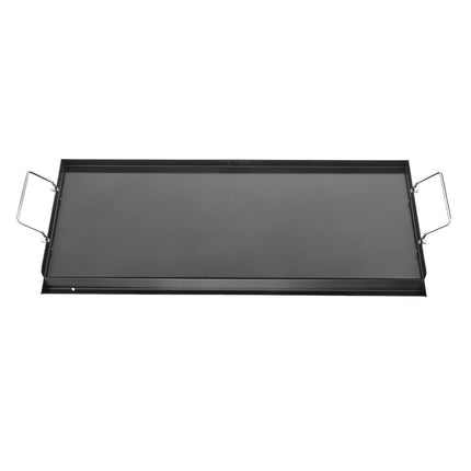 Carbon Steel Griddle, 32 x 14 in Flat Top with Handle