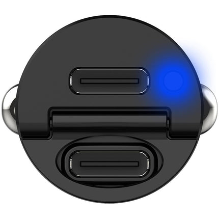 Car charger Mini 2xUSB-C PD 30W