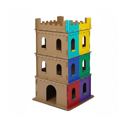 Cardboard Cat House, XL 3-Level Castle, Tool-Free