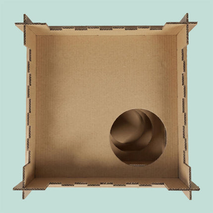 Cardboard Cat House, XL 3-Level Castle, Tool-Free
