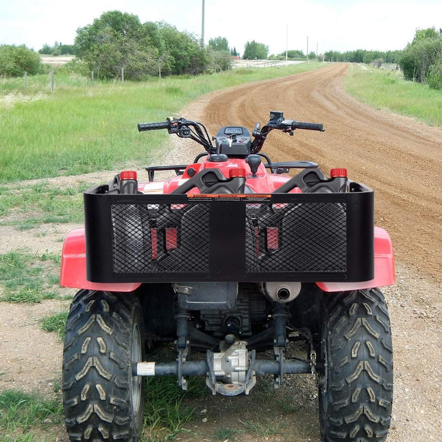 Cargo Basket for ATV/UTV Universal Rear Rack with Mesh Design Rear Storage Basket 104 x 67 x 31.5 cm