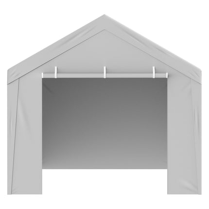Carport Replacement Canopy Cover 10x20 Ft, Top + Sidewall