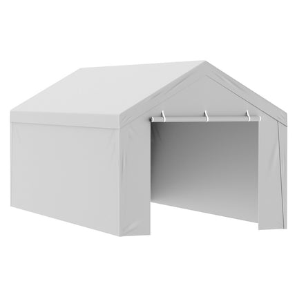 Carport Replacement Canopy Cover 10x20 Ft, Top + Sidewall