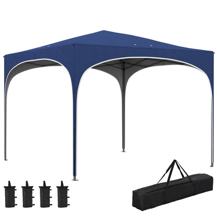 Carrying bag & sandbag set, durable oxford steel, blue