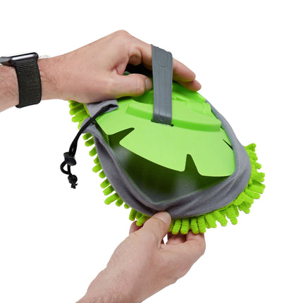 Car wash brush with telescopic handle