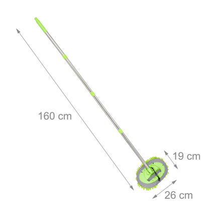 Car wash brush with telescopic handle