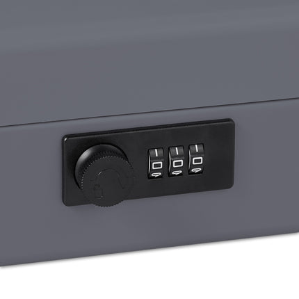 Cash drawer with combination