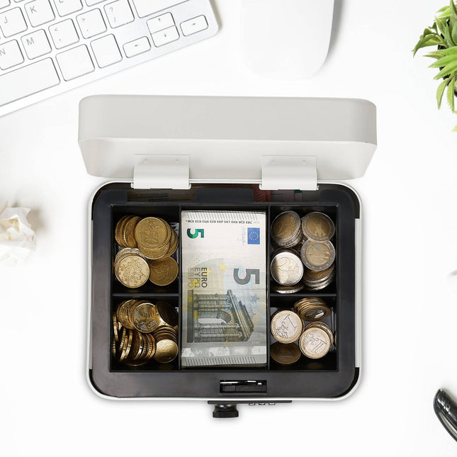 Cash drawer with number combination