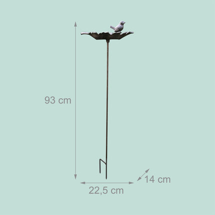 Cast Iron Bird Bath – Standing, Frost-Resistant