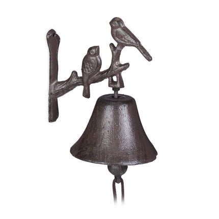 Cast Iron Doorbell Birds