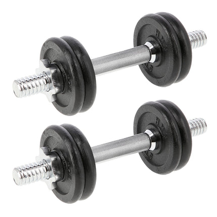 Cast Iron Dumbbells, 2x7kg, Set of 2