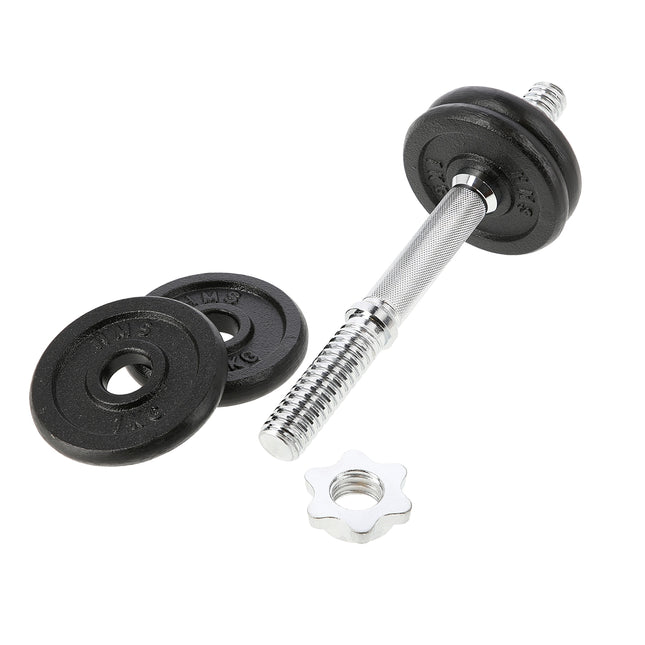 Cast Iron Dumbbells, 2x7kg, Set of 2