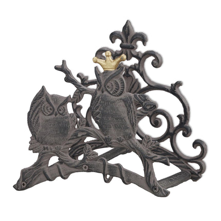 Cast Iron Owl Hose Holder
