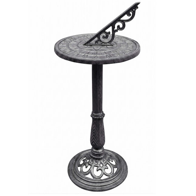 Cast Iron Sundial With Stand – Roman Numerals, Outdoor