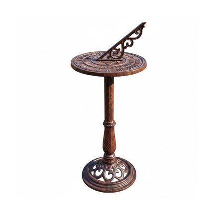 Cast Iron Sundial With Stand – Roman Numerals, Outdoor