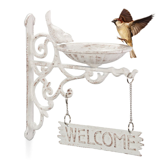 Cast iron bird bath