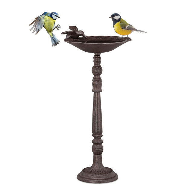 Cast iron bird bath