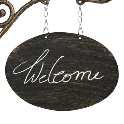 Cast iron wall sign for marking