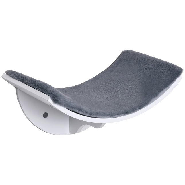 Wall mounted cat bed - stylish with plush cushion, easy installation