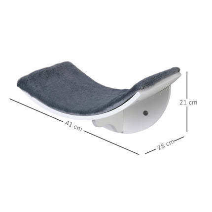 Wall mounted cat bed - stylish with plush cushion, easy installation