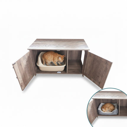Cat Cabinet with Litter Tray Hideaway and Ventilation