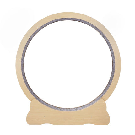 Cat Exercise Wheel 52-Inch, Wooden, Quiet, Locking Base
