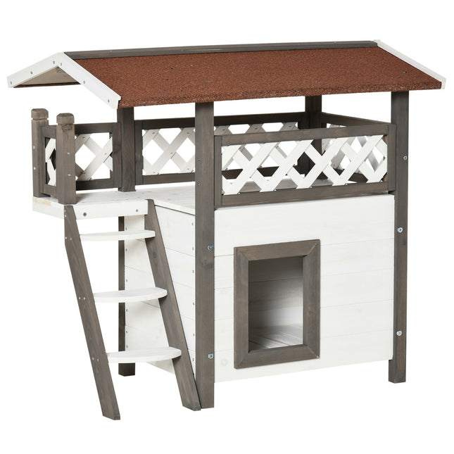 Cat House - Spruce Wood, insulated, indoor and outdoor use