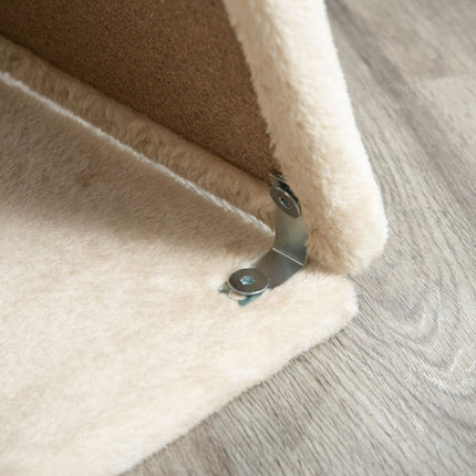 Small cat scratching post with bed and play ball - 76 cm