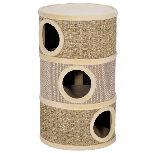 Cat Tower, 79cm, 3-Level Sisal Scratching Post