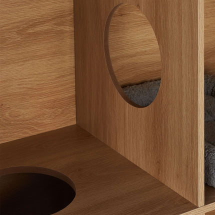 Cat cabinet with 4 compartments