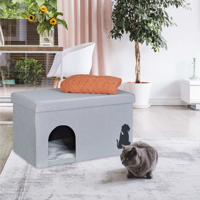 Cat cave with lid