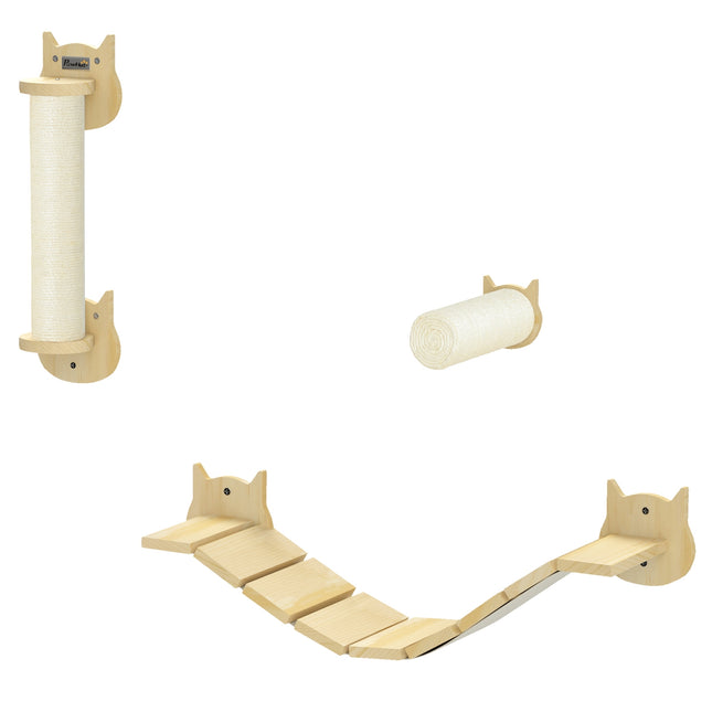 Cat Climbing Wall Set - 3 Piece Furu Furniture